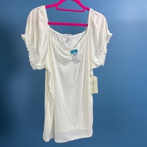 New w/ tags Rue 21 Plus Size 3X white top